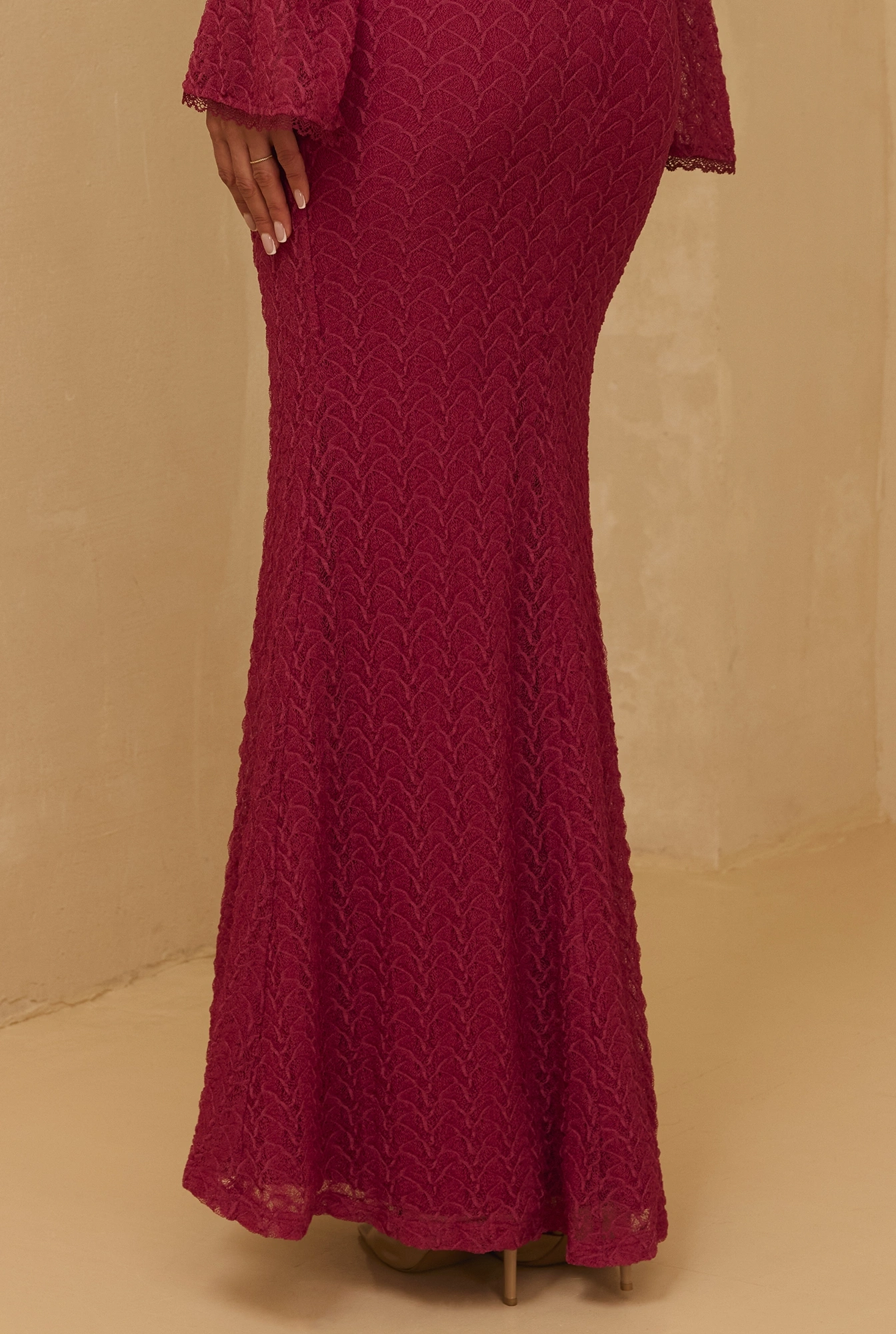 Zorika - Maxi in pizzo in stile spagnolo